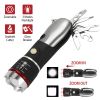 8 In 1 Multi Tool Hammer Zoomable LED Flashlight Emergency Auto Escape Tool w/ Glass Breaker Seatbelt Cutter Scissors Screwdriver Opener