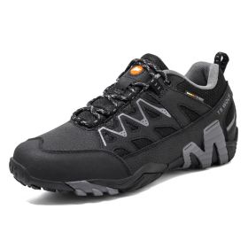 Outdoor Lover Trekking Shoes Men Waterproof Hiking Shoes Mountain Boots Genuine Leather Woodland Hunting Tactical Shoes (Color: pink)